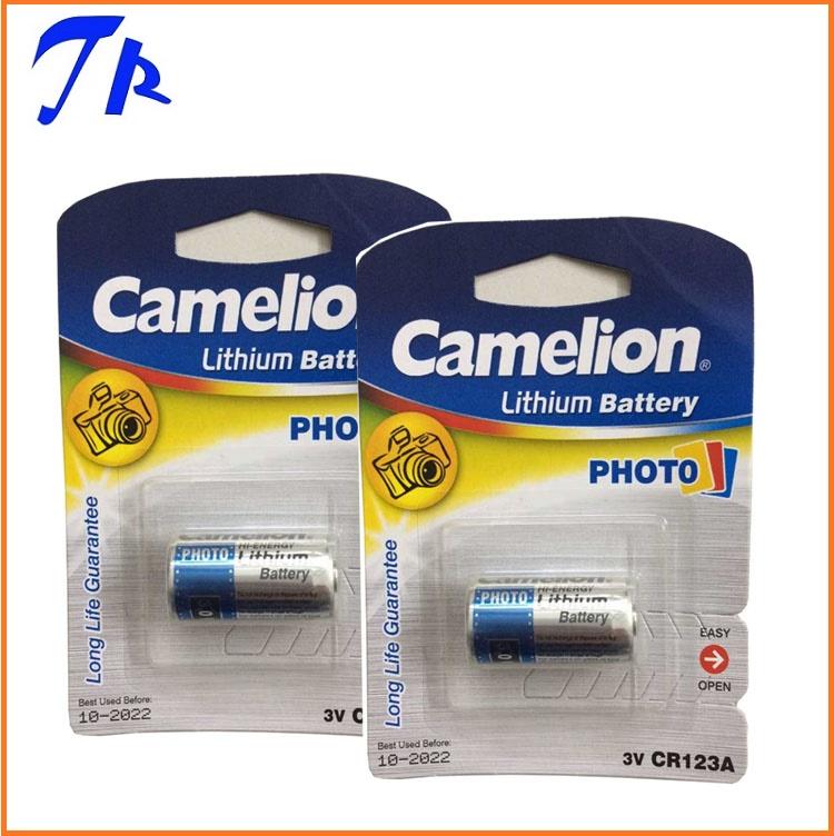 2 viên pin cr123a camelion, pin máy ảnh cr123a lithium 3v