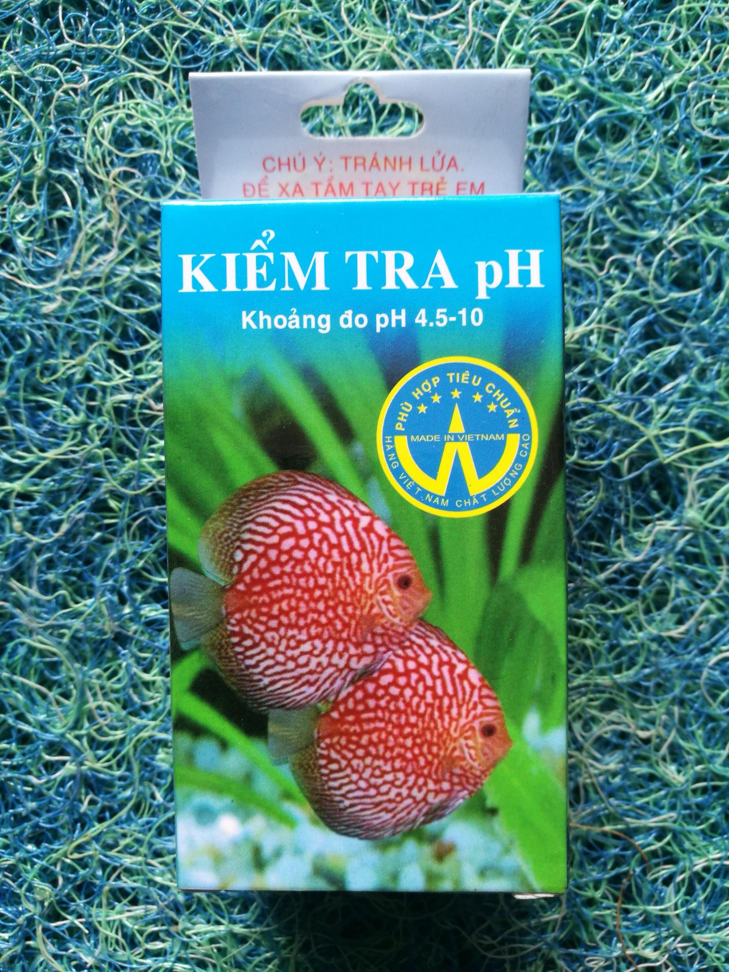 Kiểm tra pH cho nước hồ cá hồ sinh vật