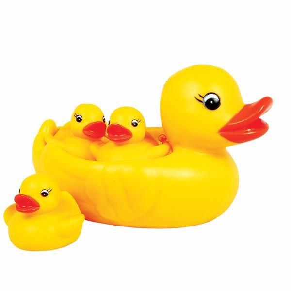 ĐỒ CHƠI BỒN TẮM CHO BÉ VỊT MẸ VÀ 3 VỊT CON 4