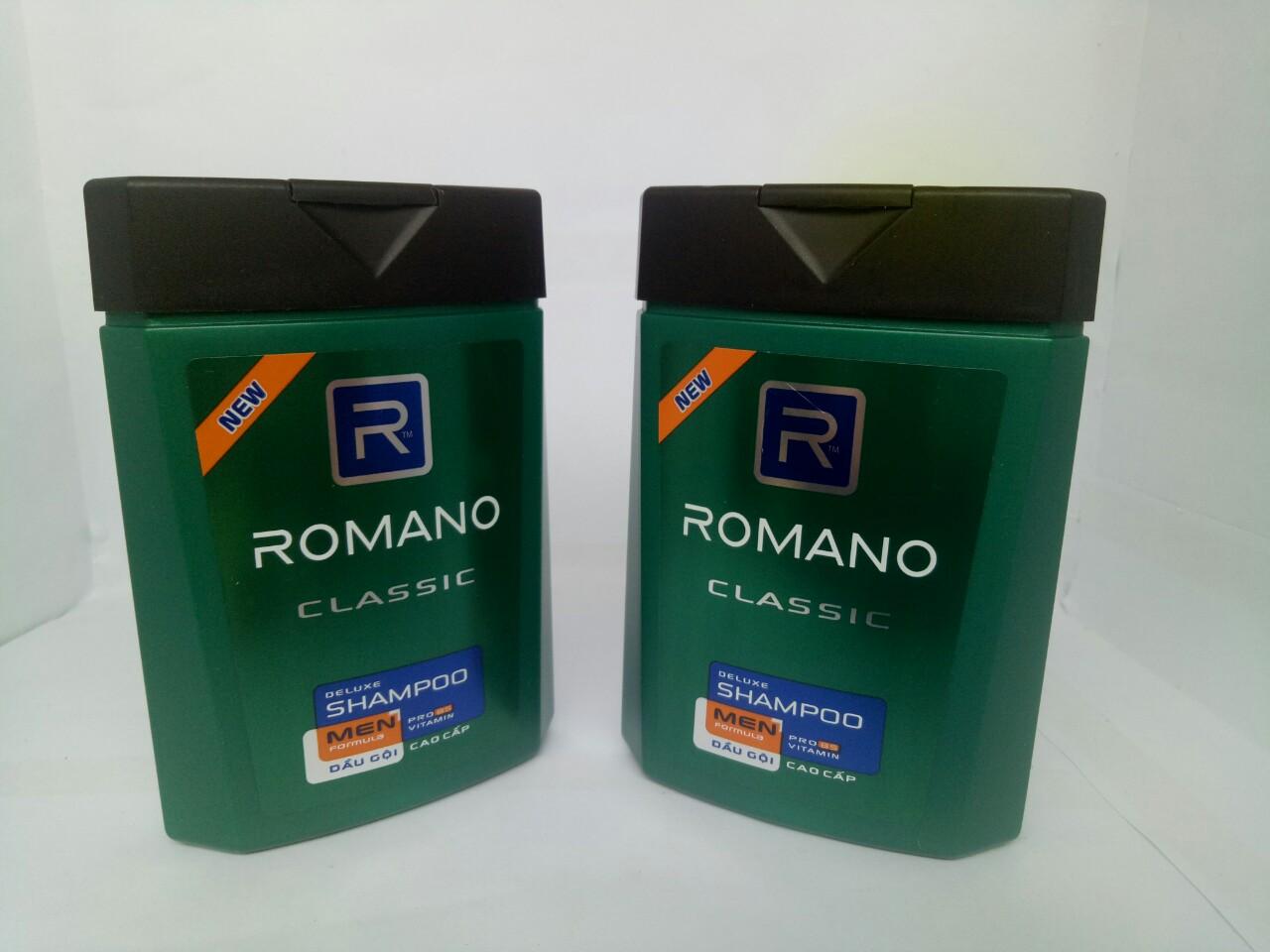 Combo 2 chai Dầu Gội Cao Cấp Cho Nam Romano Classic 100g (hàng tặng) + tặng 2 cây dao cạo râu