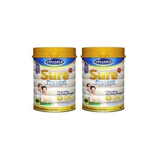 Bộ 2 hộp sữa bột Vinamilk Sure Prevent 900g - Sữa tốt cho tim mạch