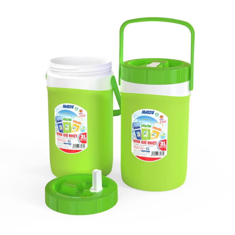 [HCM]BÌNH NHỰA GIỮ NHIỆT  2 LÍT DUY TÂN (Đ)