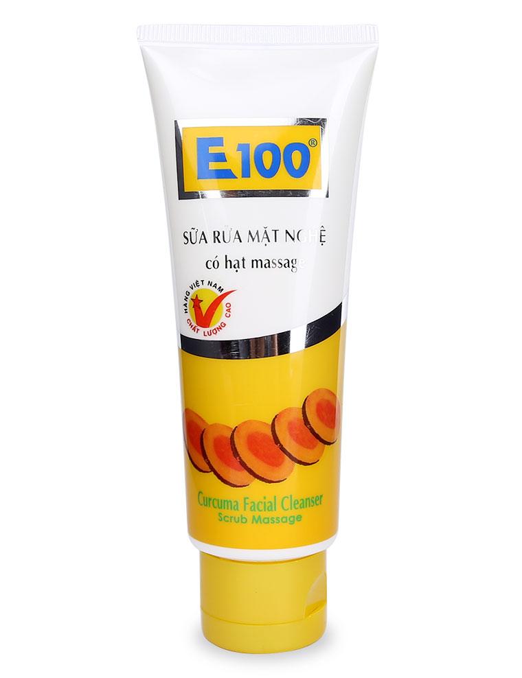 Sữa rửa mặt E100 hạt nghệ 100ml sản phẩm tốt chất lượng cần thiết cho gia đình bạn hàng giống như hình
