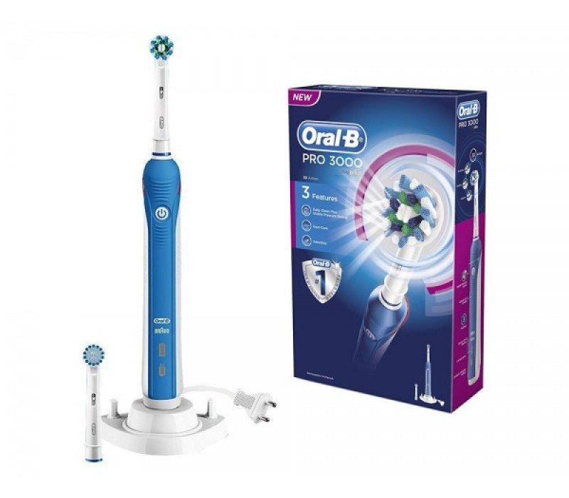 Bàn chải đánh răng điện oral-b pro 3000 3d action