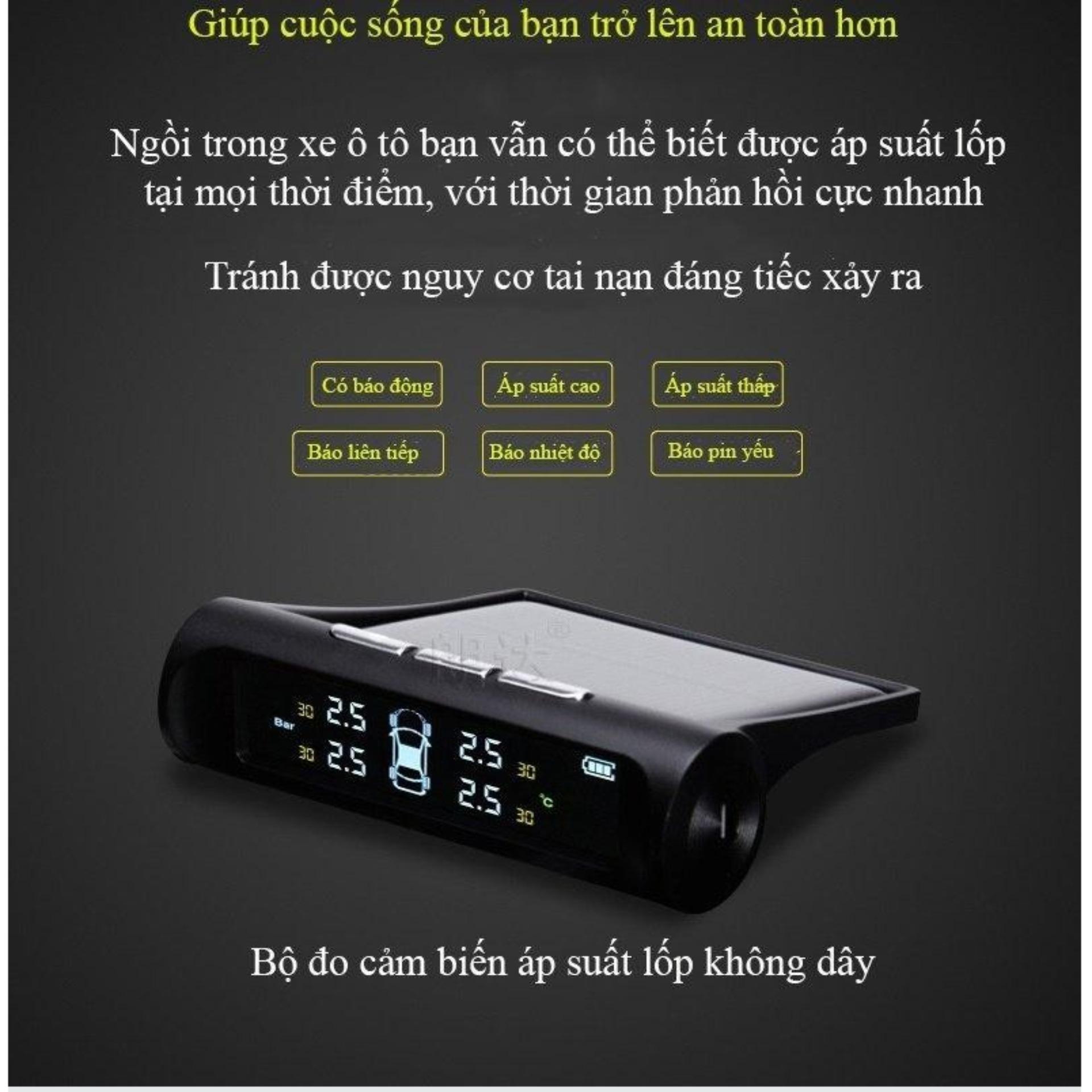 [HCM]Bộ cảm biến áp suất lốp  Cam bien ap suat lop xe - Cảm biến áp suất lốp ô tô xe hơi gắn ngoài TPMS cao cấp - người bạn đồng hành trên mọi chặng đường - BH uy tín 1 đổi 1 bởi Bách Hóa HT