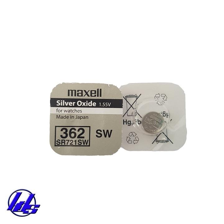 Pin đồng hồ sr721sw/362 maxell silver oxide 1.55v - vỉ 1 viên