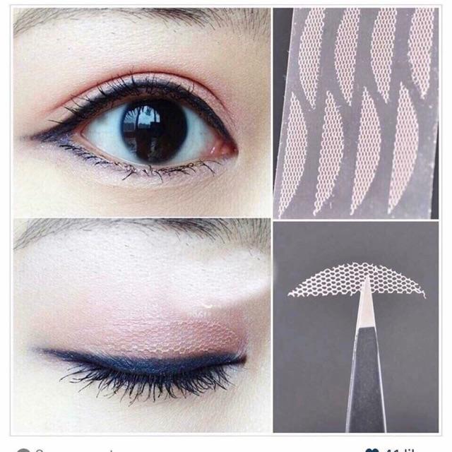 [HCM]Miếng Dán Lưới Kích Mí Mắt To Kèm Keo Dán Mí