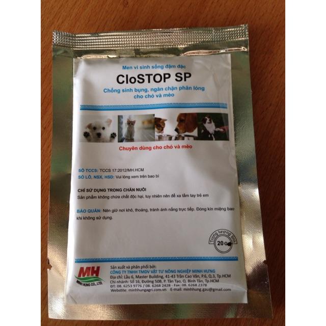 Men Vi Sinh Sống Chống Ỉa Chảy Cho Chó