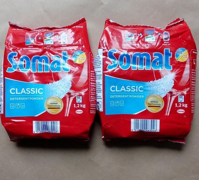 Bột rửa bát somat 2,4kg, bột rửa bát chuyên dùng cho máy