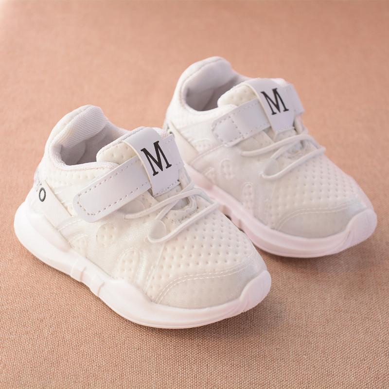 Giầy cho bé trai và bé gái kèm ảnh thật - trắng Vietshoes68 V24