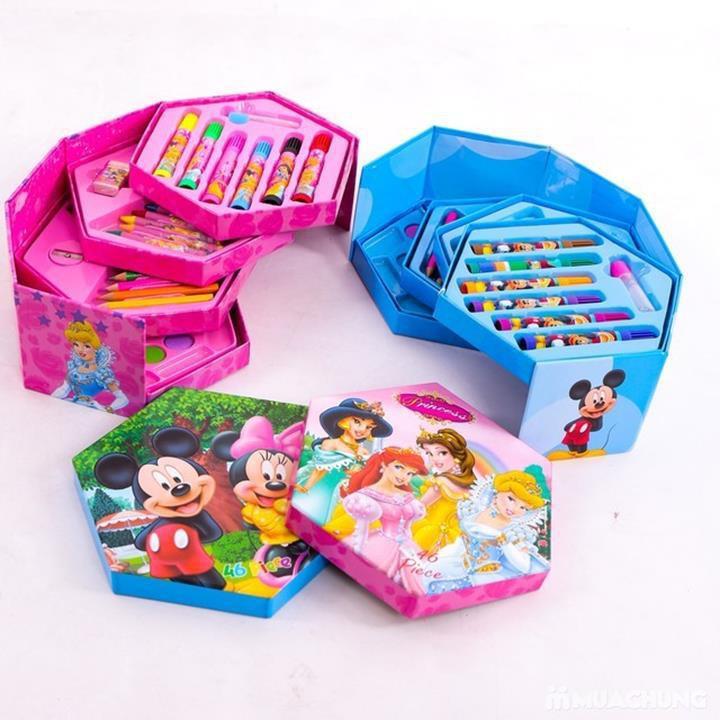 Hộp bút chì màu 4 tầng xoay cho bé yêu