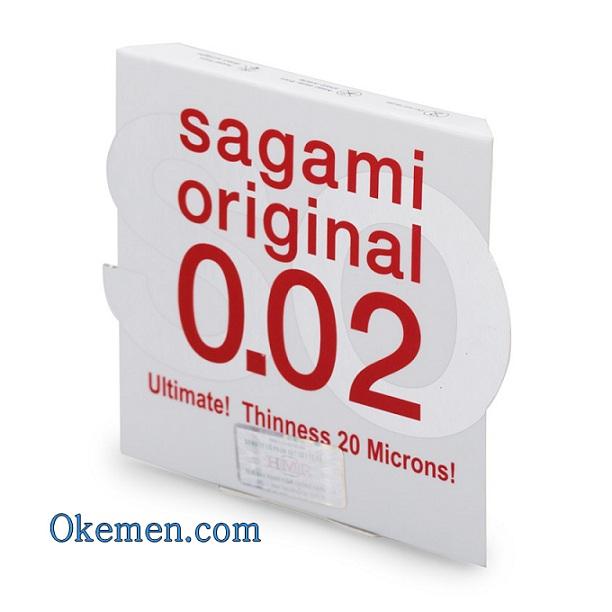 Bao cao su Sagami 0.02 mm siêu mỏng