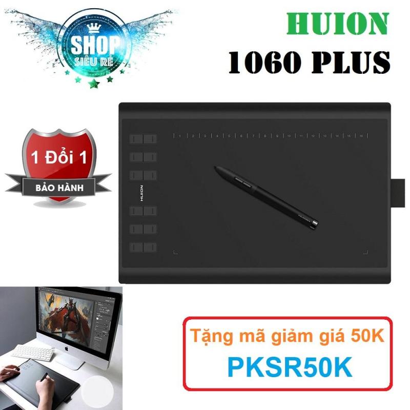 Bảng giá Bảng vẽ cảm ứng Huion 1060 Plus New Đen Phong Vũ