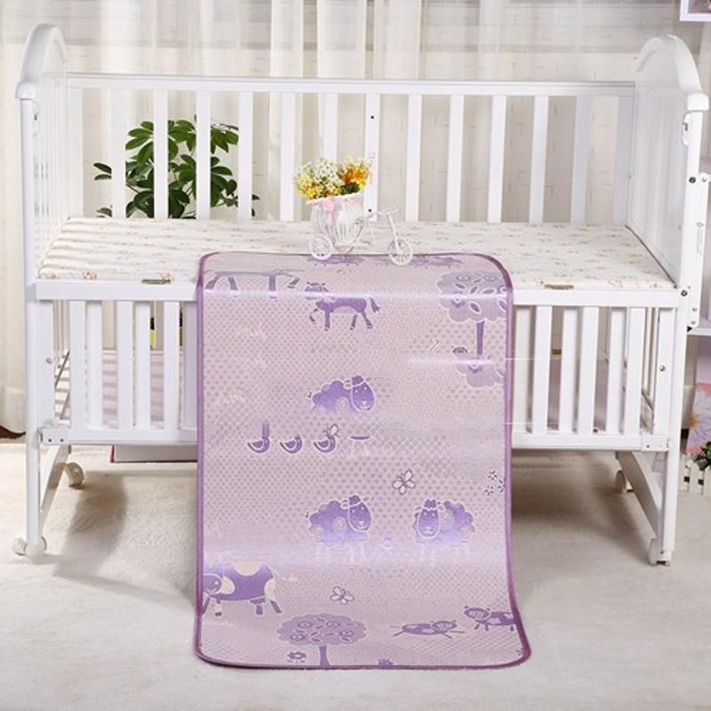Chiếu lụa điều hòa cao cấp kèm gối cho bé