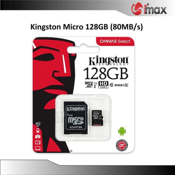 Thẻ nhớ Kingston Micro SDXC 128GB (80MB/s)