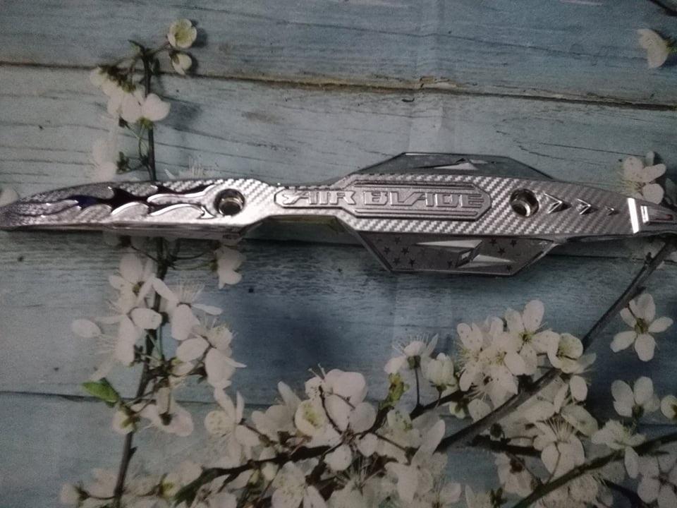Mũi tên ốp bô nhỏ xe air blade 2016 mạ crom