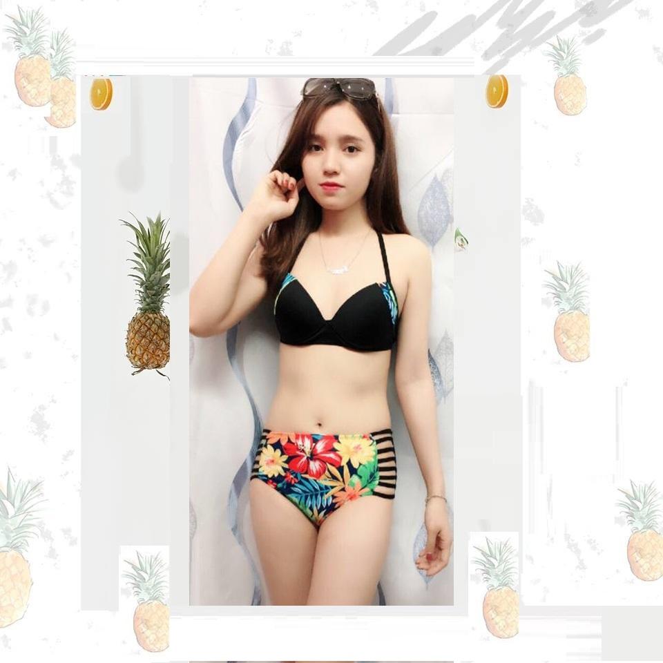 Đồ bơi nữ evabikini 2 mảnh sắc màu gợi cảm b-03