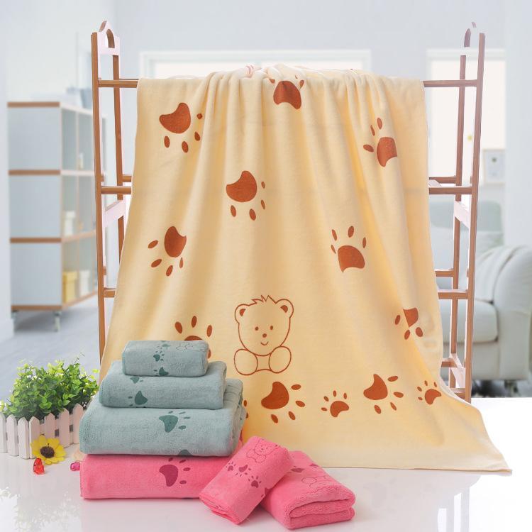 Bộ 3 khăn tắm, khăn mặt, khăn lau tóc cao cấp