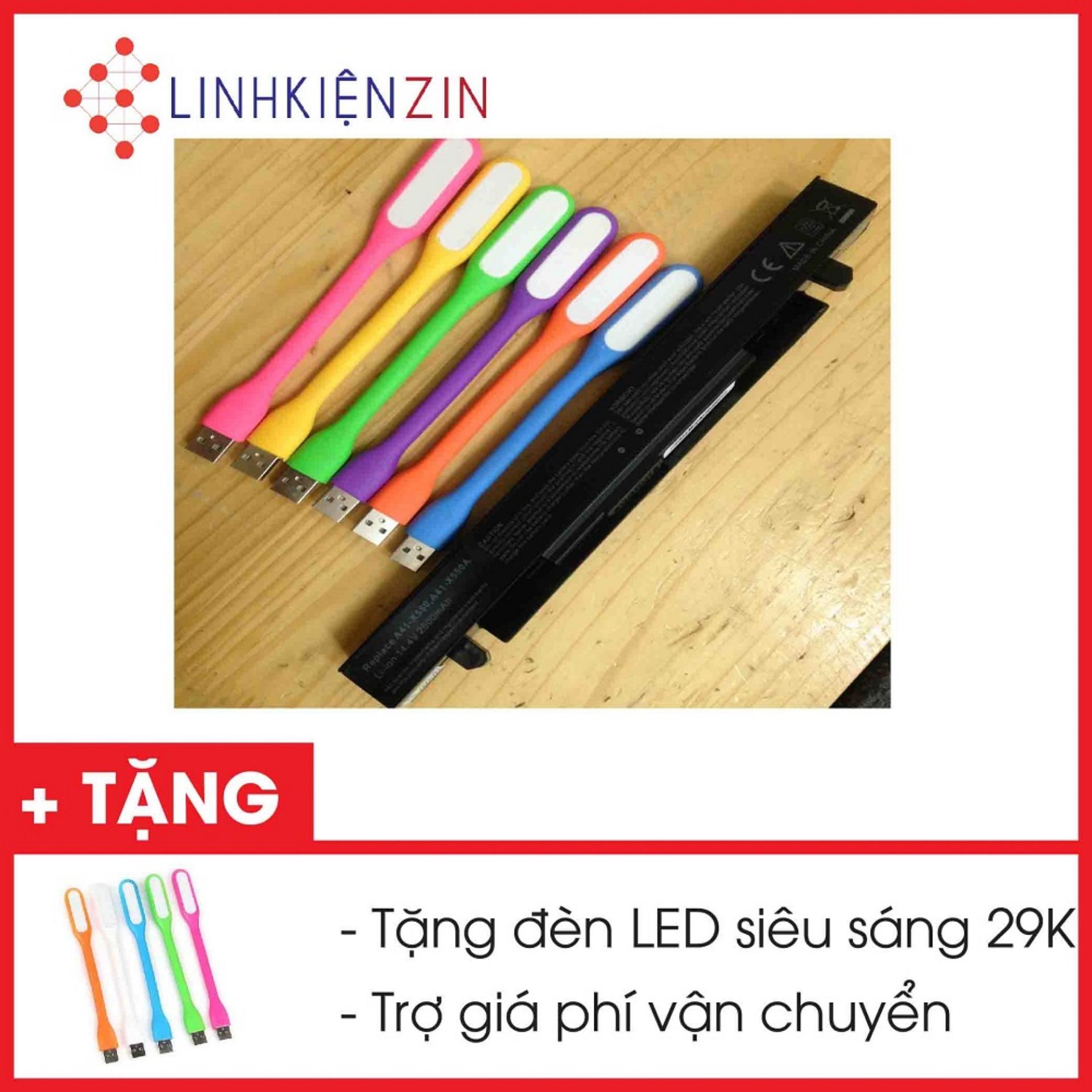 Pin cho Laptop Asus P550 P550L P550C P550CA P550CC Tặng đèn LED USB