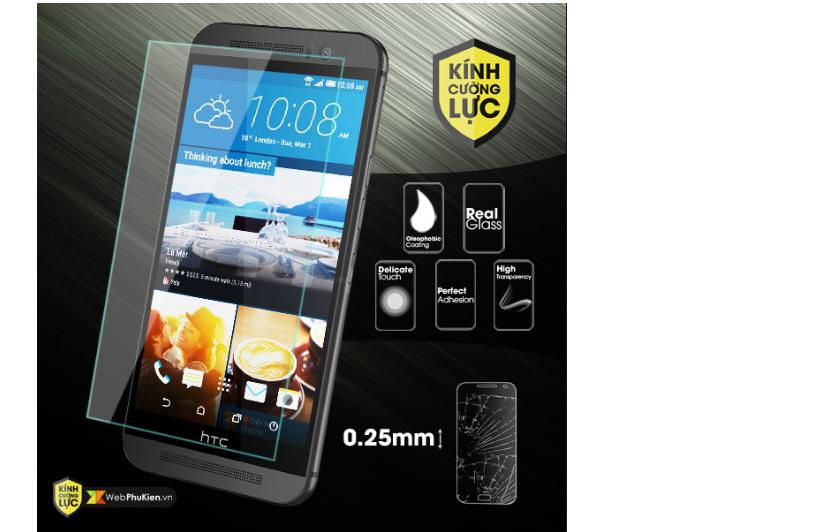 Kính cường lực cho htc one m9