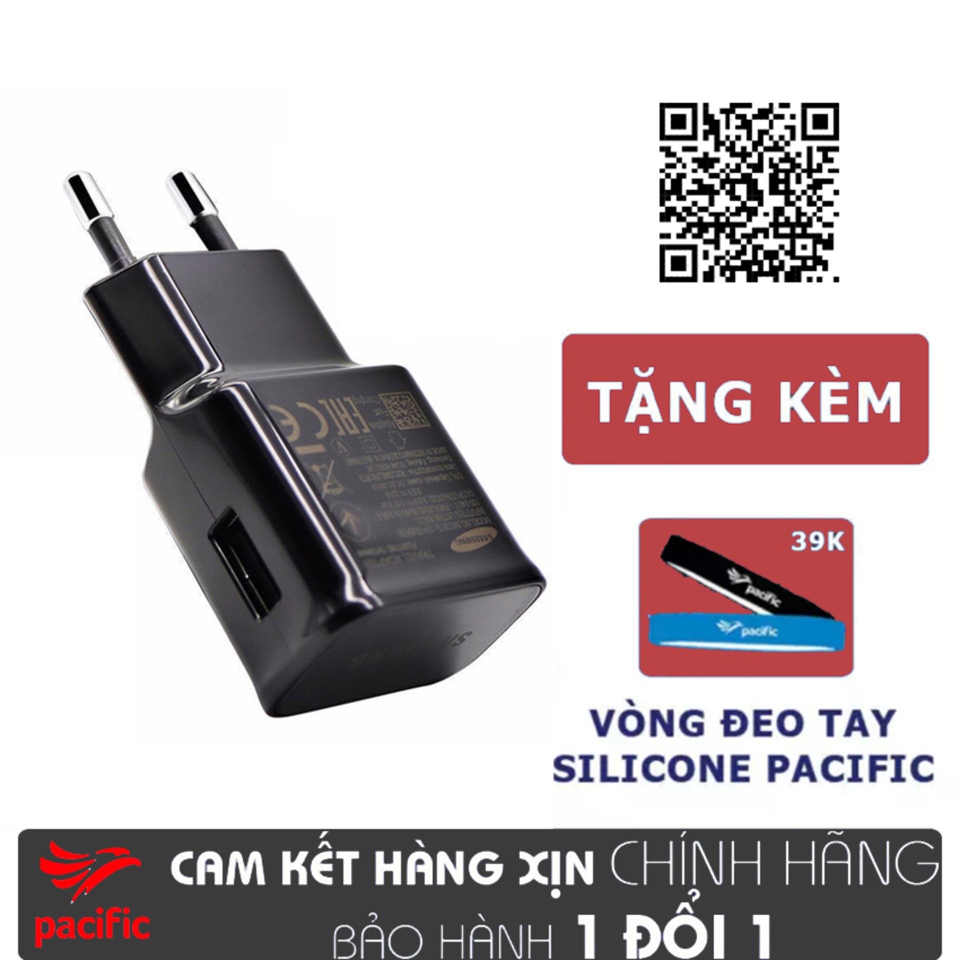 Củ sạc nhanh zin máy cho Samsung S8, S8 Plus QuickCharge 3.0 + Tặng Vòng đeo tay Silicone Pacific