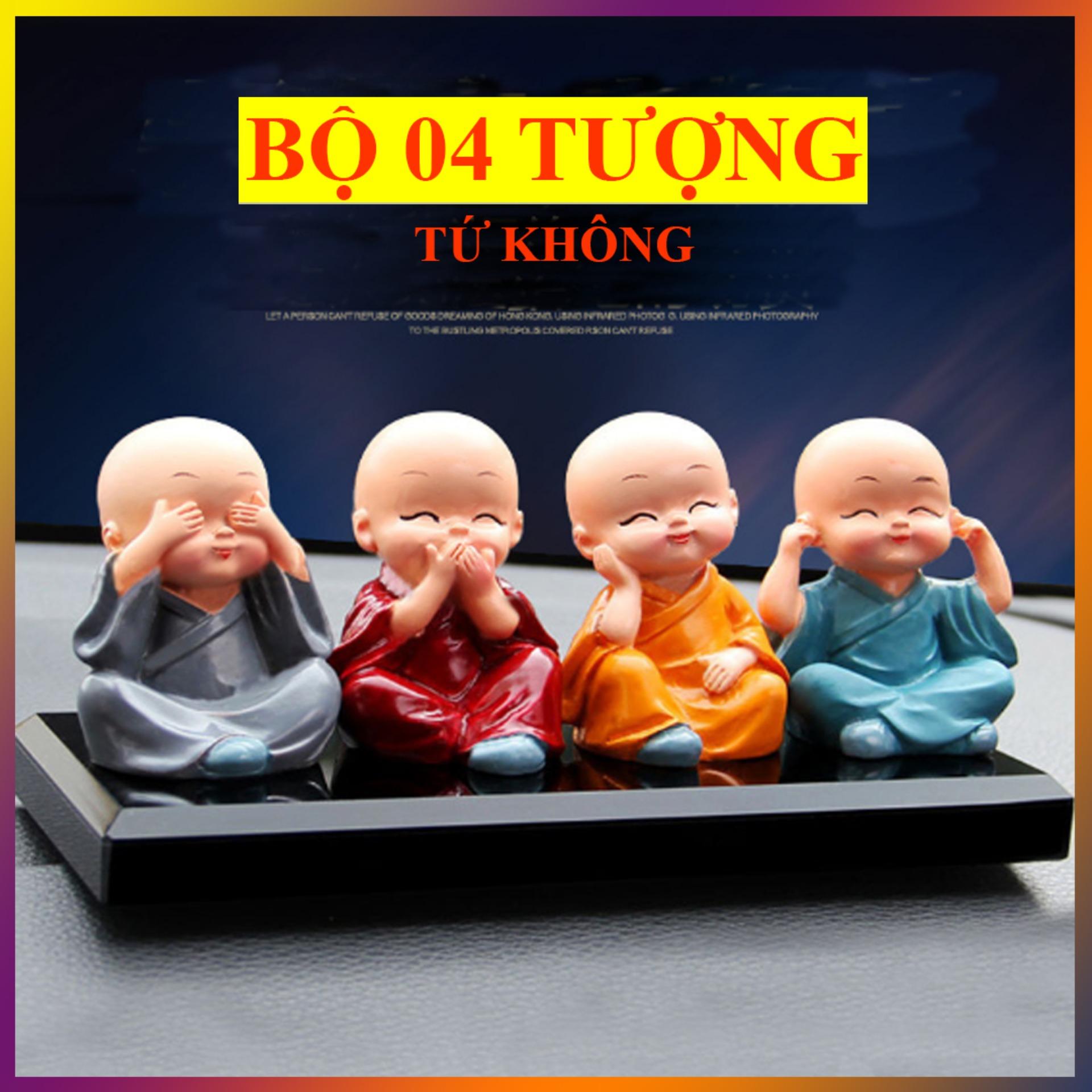 Bộ tượng 4 tu sĩ trẻ