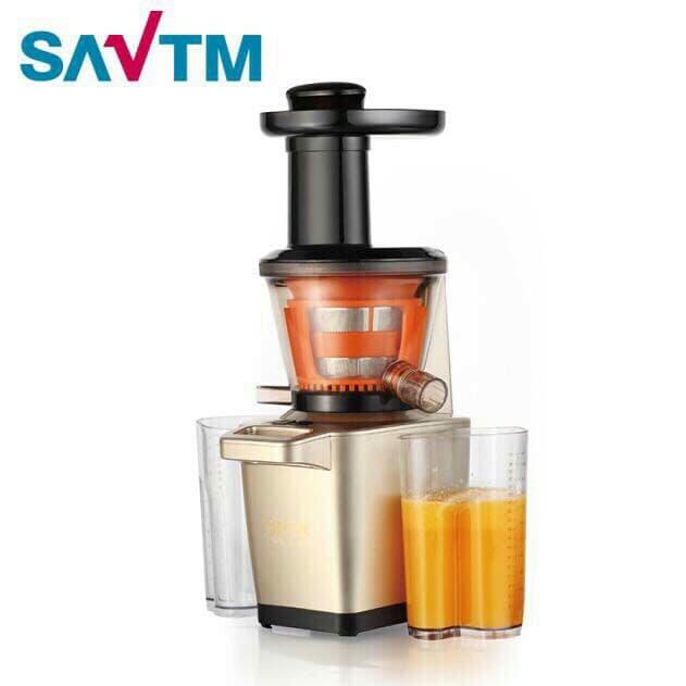 Máy Ép Chậm Giàu Vitamin SAVTM New Version 2018 công suất lớn 250W Model JE220 (trục ép kèm dao cắt) Midea Mart