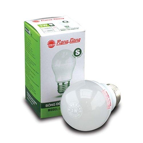 Bóng đèn led bulb rạng đông a45n1/3w đui e27 tiết kiệm điện bảo vệ mắt siêu sáng tuổi thọ 15000 giờ bảo hành 2 năm đổi mới
