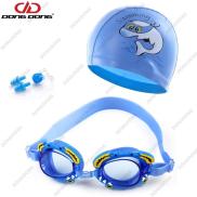 Bộ kính bơi trẻ em 4700 - BLUE, gồm Nón mũ bơi, Bịt tai kẹp mũi