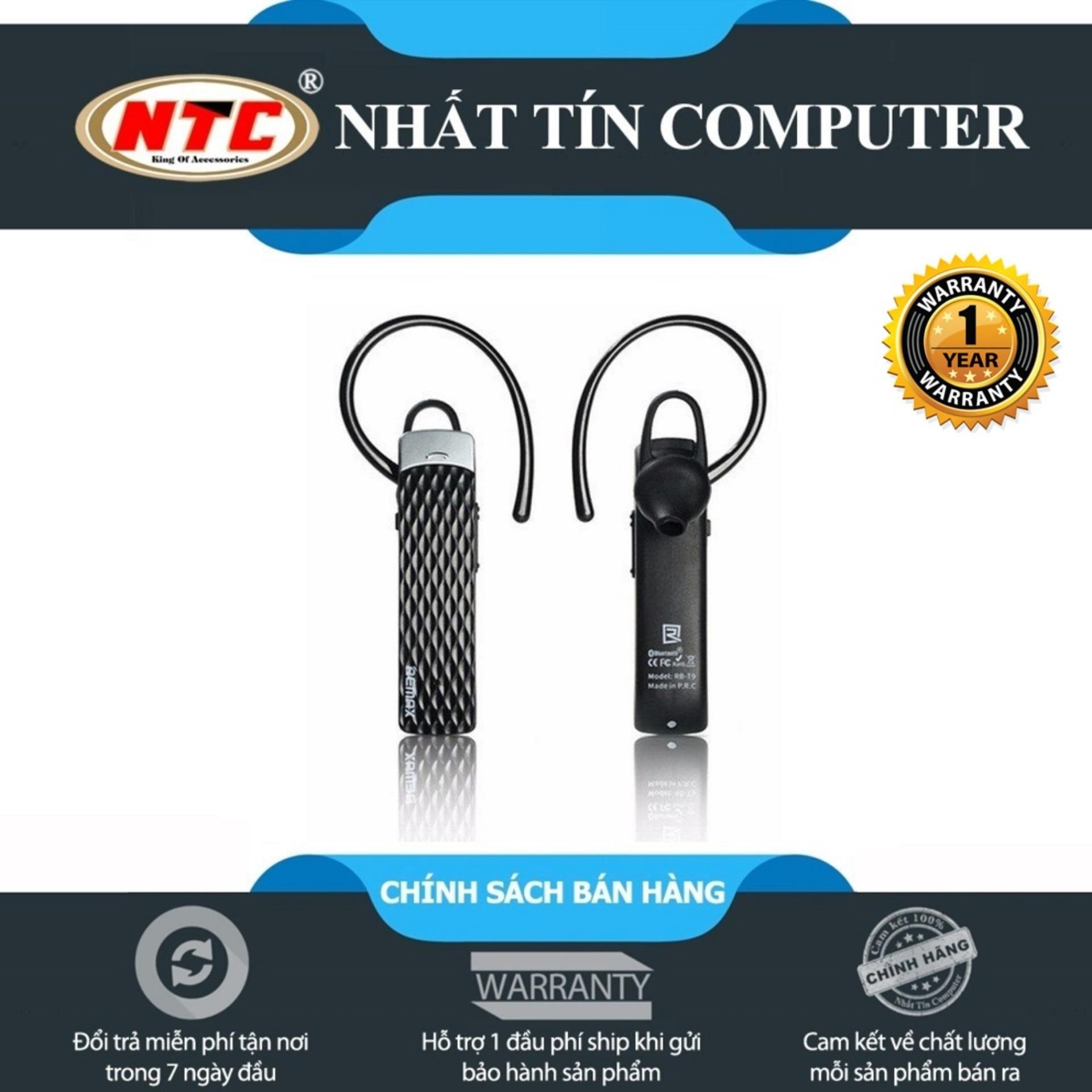 Tai nghe Bluetooth Remax RB-T9 HD Voice V4.1 - pin lâu siêu bền (Đen)