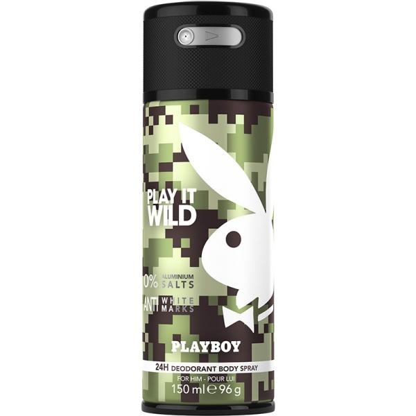 Xịt Khử Mùi Nam PlayBoy PLAY IT WILD - 150mL