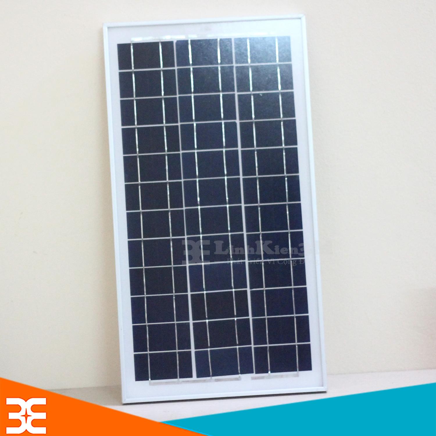 Tấm Pin Năng Lượng Mặt Trời 18V 20W 58x28x1.7cm(Khung Nhôm)