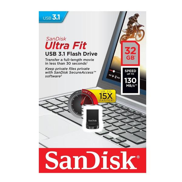 Bảng giá USB 3.1 SanDisk CZ430 Ultra Fit 32GB 130MB/s (Đen) - Nhất Tín Computer Phong Vũ