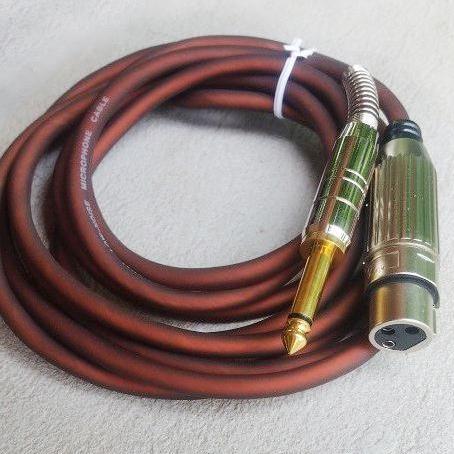Dây micro - Dây Jack canon cái ra 6ly 3 mét