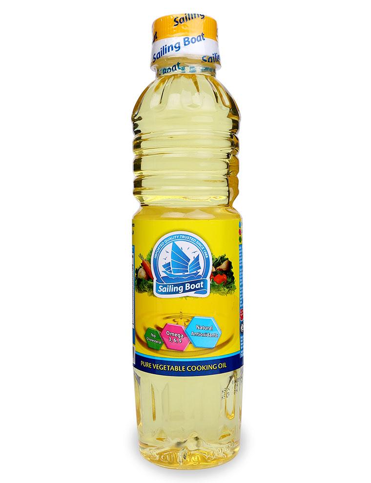 Dầu Ăn Sailing Boat Pure Vegetable Cooking Oil Chai 400ML