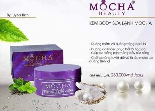 Kem dưỡng Body sữa lạnh Mocha