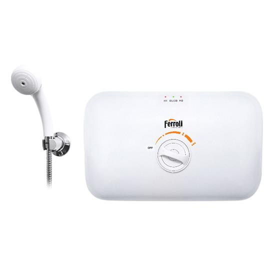 Bình nước nóng trực tiếp Ferroli TM (có dây bát sen) Công suất 4500W