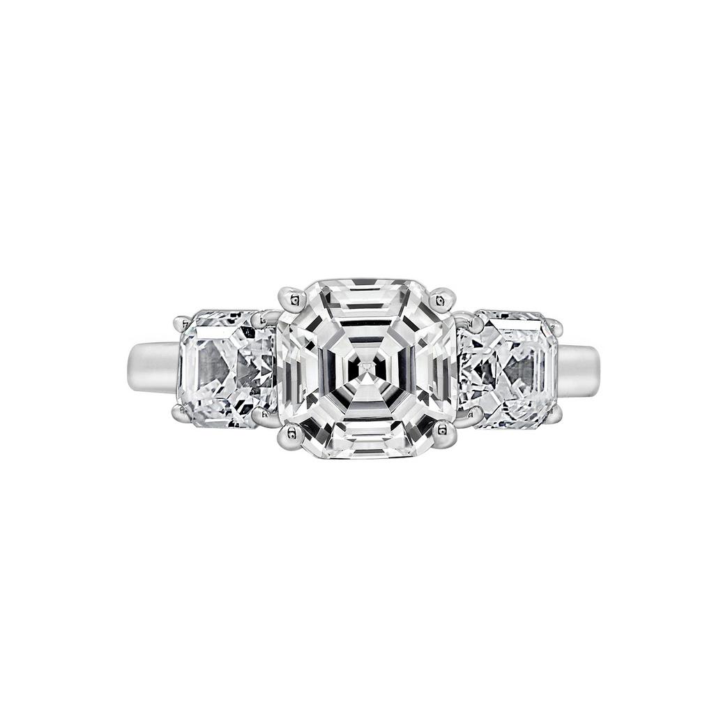 Nhẫn nữ Sparkling Beauty J’admire bạc cao cấp mạ Platinum đính đá Swarovski® trắng size 7