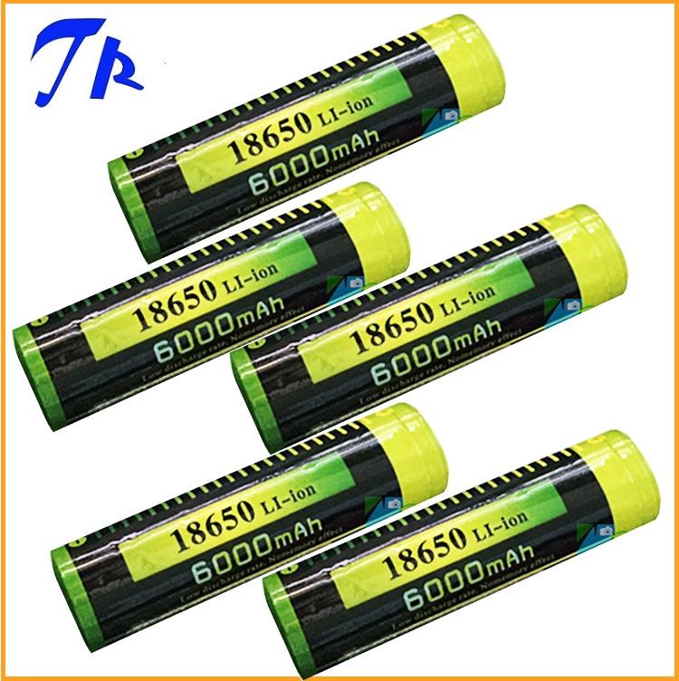[HCM]5 viênPin sạc 18650 Akasha 4.2V 6000mAh