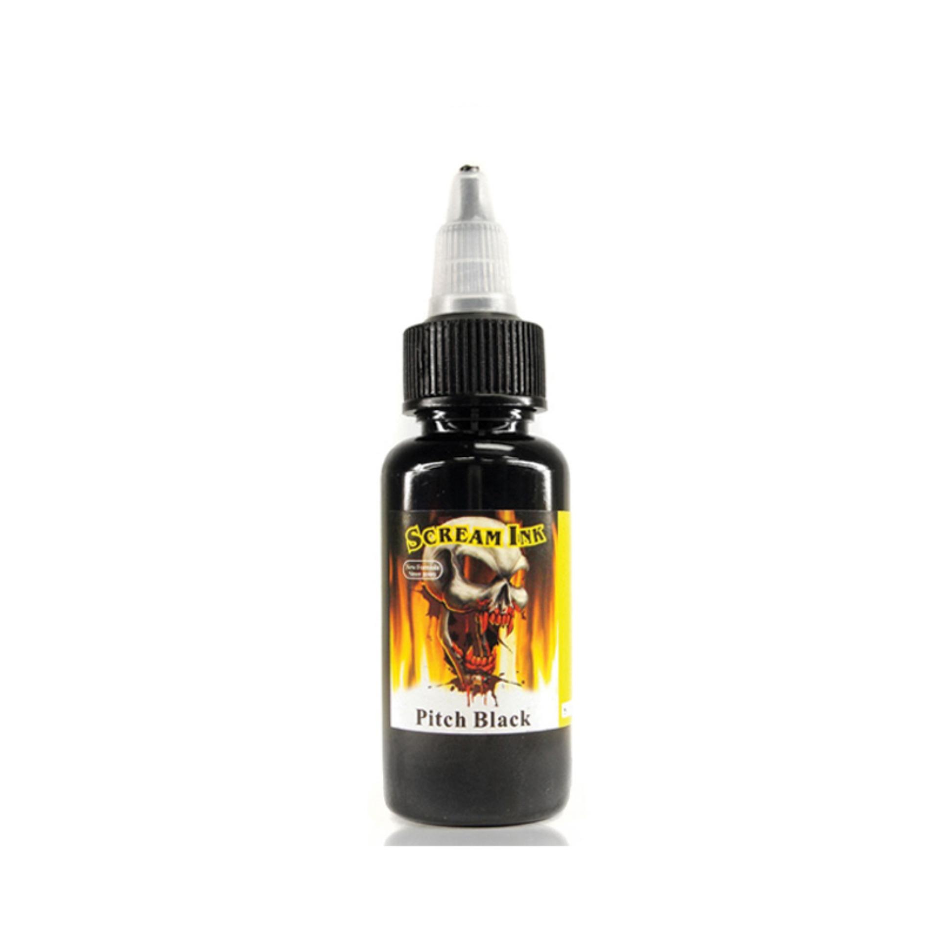 Mực xăm Scream Ink Tattoo Ink Pitch Black 15ml
