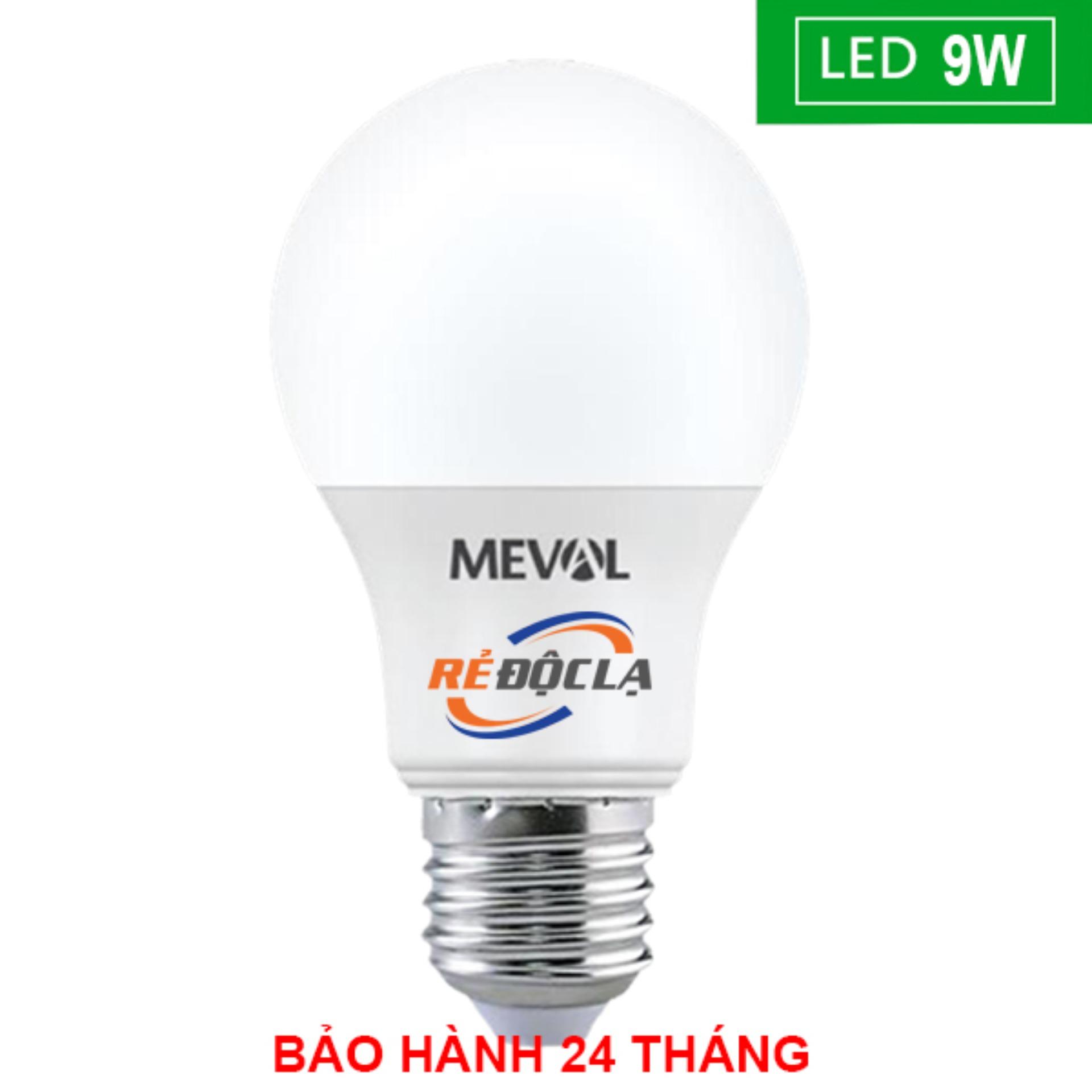 Bóng đèn led bulb 9w meval - led cao cấp