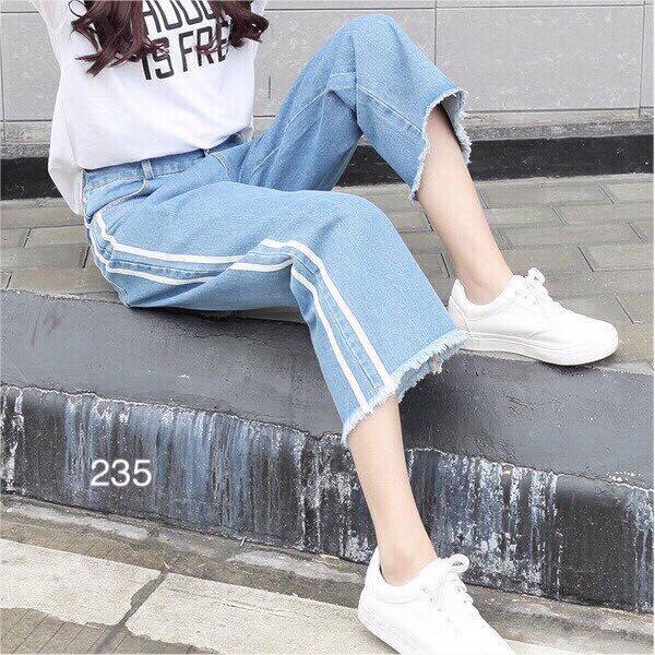 Quần Baggy soc Thời Trang - chất jean dày đẹp