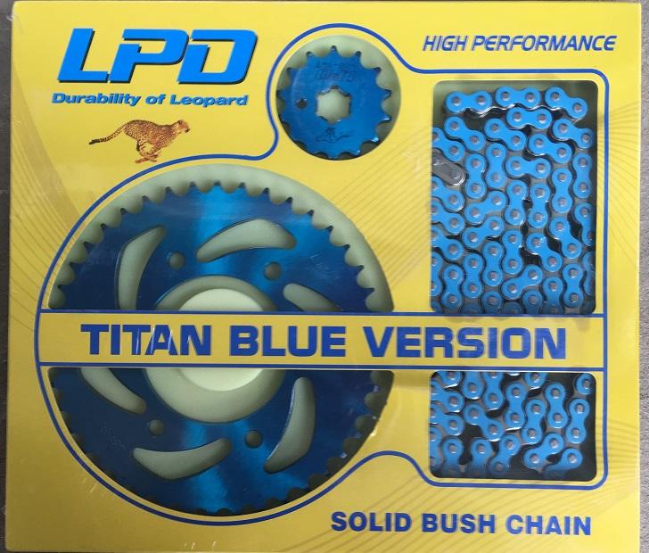 Bộ nhông sên dĩa xanh LPD (Titan) dành cho xe Exciter 150cc