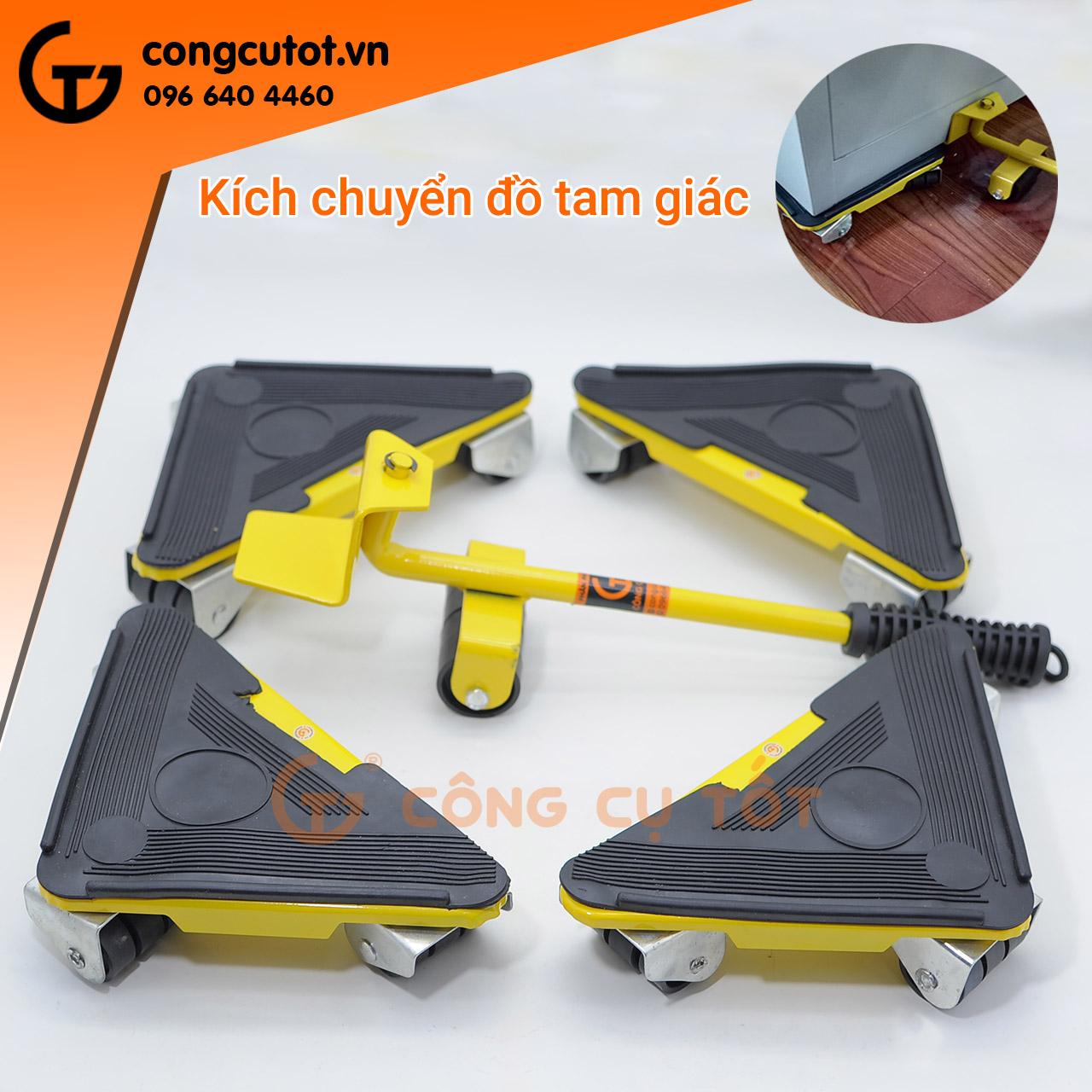Bộ dụng cụ nâng và di chuyển đồ tam giác bằng sắt