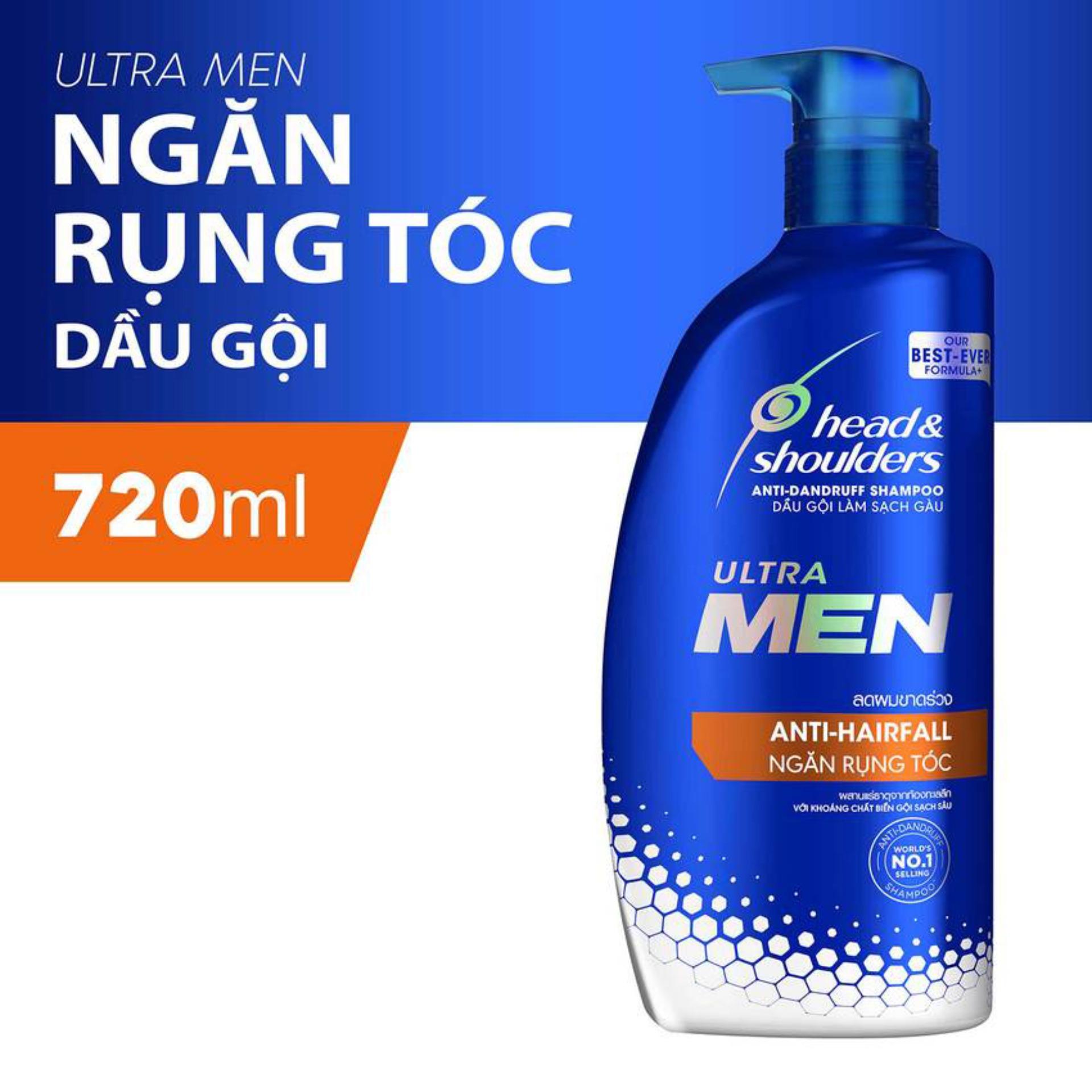 Dầu Gội Cho Nam Head & Shoulders UltraMen Ngăn Rụng Tóc 720ml