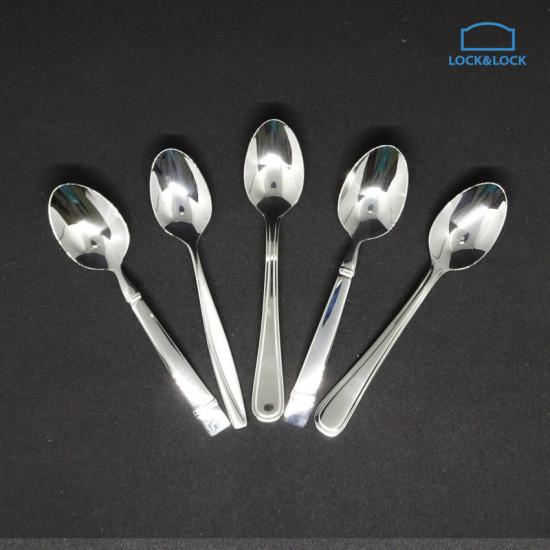Bộ 5 Thìa Inox 304 Lock&Lock dài từ 10 - 16cm (chọn ngẫu nhiên)