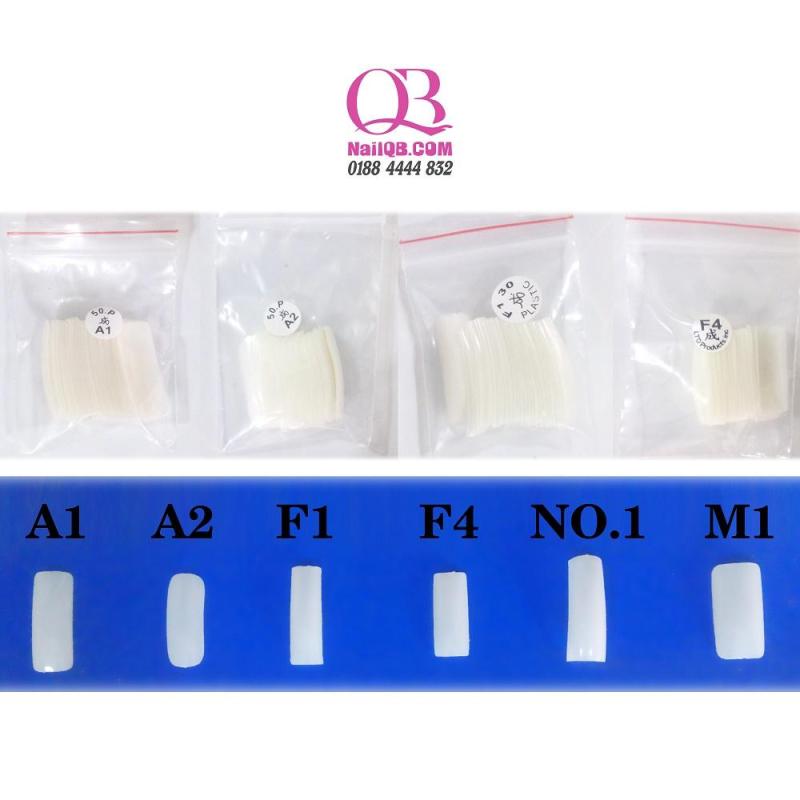 Set 300 móng giả tập sơn vẽ nail (size A1, A2, F1, F4, M1)
