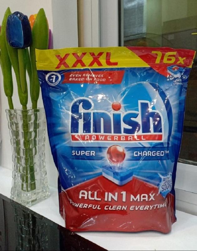 Viên rửa bát Finish all in 1 Đức tích hợp muối rửa 76 viên