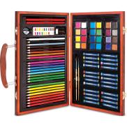Bộ màu vẽ đa năng hộp gỗ Colormate MS-83W