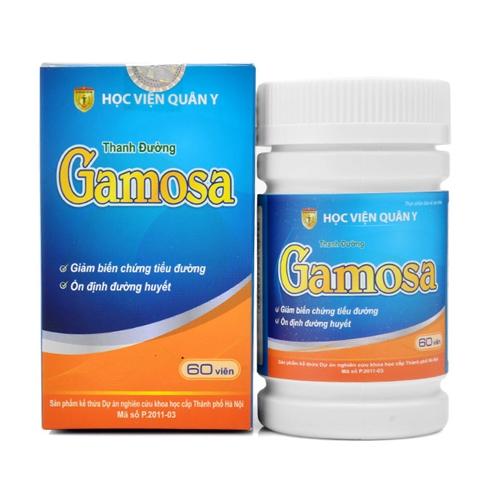 Thanh đường gamosa học viện quân y hỗ trợ tiểu đường 60 viên